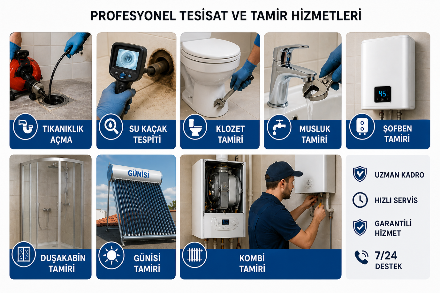 Çakırlar su tesisatçısı hizmetleri